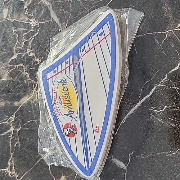 Vintage PFK Very rare s'cool kfc eraser sealed Life fund name proudly supports - Picture 2 of 2